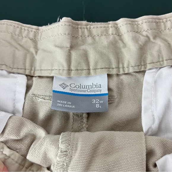 Columbia Sportswear Shorts Mens Size 32 Flat Front Pockets Khaki Cotton (467) - Picture 11 of 15